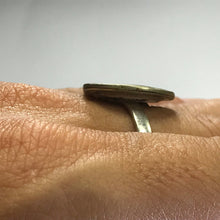 Load image into Gallery viewer, Upcycled Mother of Pearl Ring. Vintage Statement Ring. Recycled Native American Jewelry. - Scotch Street Vintage