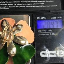 Load image into Gallery viewer, Upcycled Vintage Flower Ring. Water Lily Flower Ring. Vintage Recycled Jewelry. Sarah Coventry - Scotch Street Vintage