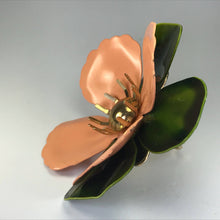Load image into Gallery viewer, Upcycled Vintage Flower Ring. Water Lily Flower Ring. Vintage Recycled Jewelry. Sarah Coventry - Scotch Street Vintage