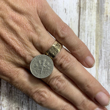 Load image into Gallery viewer, Victorian Etched Gold Wedding Band or Stacking Ring in 10k Rose Gold. Estate Jewelry. 1900s. Size 6. - Scotch Street Vintage