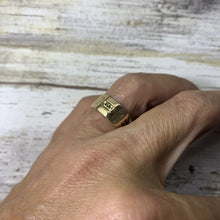 Load image into Gallery viewer, Victorian Etched Gold Wedding Band or Stacking Ring in 10k Rose Gold. Estate Jewelry. 1900s. Size 6. - Scotch Street Vintage