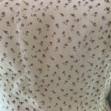 Load image into Gallery viewer, Vintage 1960s Chiffon Babydoll Dress with Lilac Floral Design by Pronuptia of Paris. - Scotch Street Vintage
