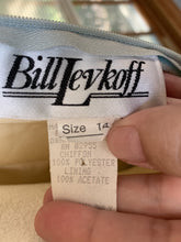 Load image into Gallery viewer, Vintage 1980s Blue Chiffon Gown by Bill Levcoff. Vintage Bride or Bridesmaid Dress. - Scotch Street Vintage