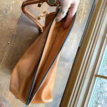 Load image into Gallery viewer, Vintage 1990s Large Brown Leather Purse From Jacobson's. Perfect Fall Boho Handbag. Sustainable Fashion. - Scotch Street Vintage