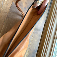 Load image into Gallery viewer, Vintage 1990s Large Brown Leather Purse From Jacobson's. Perfect Fall Boho Handbag. Sustainable Fashion. - Scotch Street Vintage