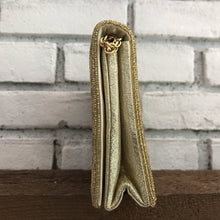 Load image into Gallery viewer, Vintage Art Deco Beaded Clutch by Walborg. Cream Gold and Black Beaded Evening Bag. - Scotch Street Vintage