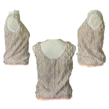 Load image into Gallery viewer, Vintage Art Deco Style Beaded Top from Sara's Imports. Silk with Sequins and Beads! - Scotch Street Vintage