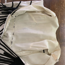 Load image into Gallery viewer, Vintage Black and White Cocktail Dress by Miss Elliette. Gorgeous Ribbon Detail. - Scotch Street Vintage