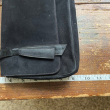 Load image into Gallery viewer, Vintage Black Perma Suede Clutch by Coblentz. Perfect Little Black Bag. Dressy Purse. 1960s Fashion. - Scotch Street Vintage