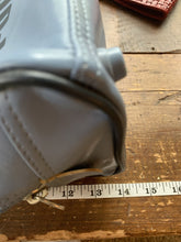 Load image into Gallery viewer, Vintage Blue Handbag from Puma. Mini Bowling or Gym Bag Style. Preppy Purse perfect for Fall. - Scotch Street Vintage