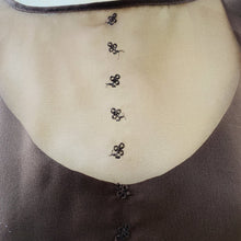 Load image into Gallery viewer, Vintage Bohemian Brown Maxi Dress and Sheer Top by Three Flaggs with Delicate Embroidery. - Scotch Street Vintage