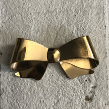Load image into Gallery viewer, Vintage Bow Gold Tone Brooch by Coro. Possible Statement Necklace or Bracelet? - Scotch Street Vintage