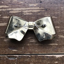 Load image into Gallery viewer, Vintage Bow Gold Tone Brooch by Coro. Possible Statement Necklace or Bracelet? - Scotch Street Vintage