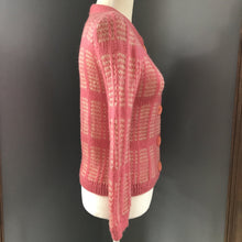 Load image into Gallery viewer, Vintage Coral and Pink Cardigan by Jane Irwill. Perfect Spring Cardigan. Size Small. - Scotch Street Vintage