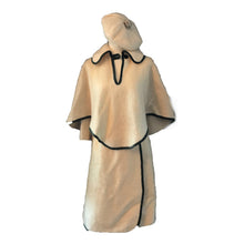 Load image into Gallery viewer, Vintage Cream Mohair Outfit with Skirt, Cape and Beret from Macpherson's of Scotland. - Scotch Street Vintage
