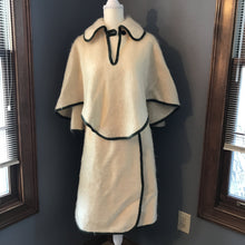 Load image into Gallery viewer, Vintage Cream Mohair Outfit with Skirt, Cape and Beret from Macpherson's of Scotland. - Scotch Street Vintage