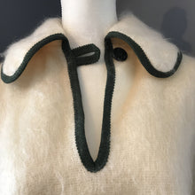 Load image into Gallery viewer, Vintage Cream Mohair Outfit with Skirt, Cape and Beret from Macpherson's of Scotland. - Scotch Street Vintage