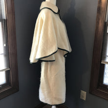 Load image into Gallery viewer, Vintage Cream Mohair Outfit with Skirt, Cape and Beret from Macpherson's of Scotland. - Scotch Street Vintage