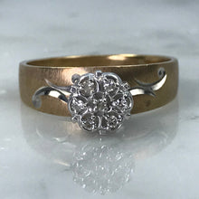 Load image into Gallery viewer, Vintage Diamond Engagement Ring. 10K Yellow Gold. April Birthstone. 10 Year Anniversary Stone. - Scotch Street Vintage