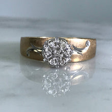 Load image into Gallery viewer, Vintage Diamond Engagement Ring. 10K Yellow Gold. April Birthstone. 10 Year Anniversary Stone. - Scotch Street Vintage