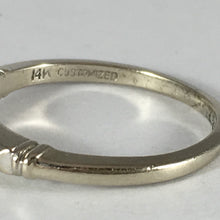 Load image into Gallery viewer, Vintage Diamond Engagement Ring. 14K White Gold. April Birthstone. 10 Year Anniversary Gift. - Scotch Street Vintage