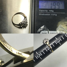 Load image into Gallery viewer, Vintage Diamond Engagement Ring. Art Deco Ring by Jabel. 14K Gold. April Birthstone. - Scotch Street Vintage