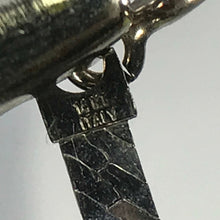 Load image into Gallery viewer, Vintage Diamond Necklace. 14K White Gold Herringbone Chain. April Birthstone. 10th Anniversary Gift. - Scotch Street Vintage