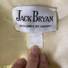 Load image into Gallery viewer, Vintage Dress and Jacket in Yellow with a Jewelled Collar by Jack Bryan. Mother of the Bride Wedding Attire. - Scotch Street Vintage