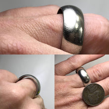 Load image into Gallery viewer, Vintage Gold Wedding Band Set. His and Hers Jabel Rings. 18K White Gold. Circa 1958. - Scotch Street Vintage