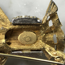 Load image into Gallery viewer, Vintage Hattie Carnegie Brooch. Asymmetrical Bow quite a statement piece. Possible Necklace? - Scotch Street Vintage