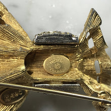 Load image into Gallery viewer, Vintage Hattie Carnegie Brooch. Asymmetrical Bow quite a statement piece. Possible Necklace? - Scotch Street Vintage