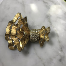 Load image into Gallery viewer, Vintage Hattie Carnegie Brooch. Asymmetrical Bow quite a statement piece. Possible Necklace? - Scotch Street Vintage