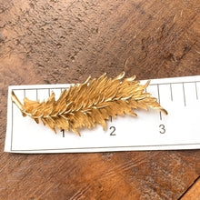 Load image into Gallery viewer, Vintage Leaf Brooch by Hattie Carnegie. Shawl Closure or Sweater Clip or Repurpose to a Statement Necklace. - Scotch Street Vintage