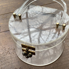Load image into Gallery viewer, Vintage Lucite Box Purse by Myles Originals for Saks Fifth Avenue. Sustainable Accessory Circa 1950s. - Scotch Street Vintage