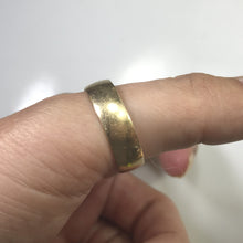 Load image into Gallery viewer, Vintage Mens Gold Wedding Band. Thumb Ring. Stacking Band. Estate Jewelry. Size 10. 1930s - Scotch Street Vintage