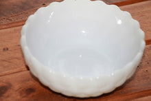 Load image into Gallery viewer, Vintage Milk Glass Bowl by Anchor Hocking in Bubble Pattern. Decorative Candy Dish. White Vase. Cottage Chic. Home Decor. Collectible - Scotch Street Vintage