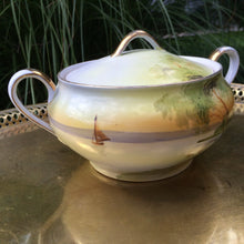 Load image into Gallery viewer, Vintage Nippon China Bowl and Lid. Early 1900s Hand Painted Nippon China - Scotch Street Vintage