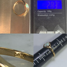 Load image into Gallery viewer, Vintage Opal Engagement Ring. 14K Yellow Gold. October Birthstone. 14th Anniversary. Estate Jewelry. - Scotch Street Vintage