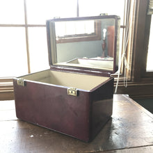 Load image into Gallery viewer, Vintage Patent Leather Train Case by Saks Fifth Avenue. Cosmetic Carrier. Overnight Bag. - Scotch Street Vintage