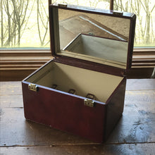 Load image into Gallery viewer, Vintage Patent Leather Train Case by Saks Fifth Avenue. Cosmetic Carrier. Overnight Bag. - Scotch Street Vintage
