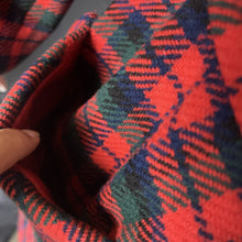 Load image into Gallery viewer, Vintage Red Christmas Plaid Wool Coat by Pendleton. Warm Stylish Winter Coat. 1950s Fashion. - Scotch Street Vintage