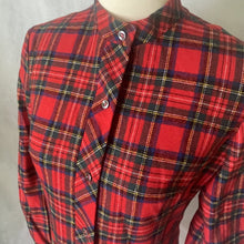 Load image into Gallery viewer, Vintage Red Plaid Wool Shirt Dress by Pendleton. Perfect Traditional Preppy Style for the Holidays. - Scotch Street Vintage