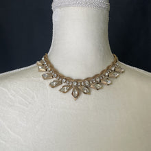 Load image into Gallery viewer, Vintage Rhinestone Necklace and Earring Set. 1940s Old Hollywood Costume Jewelry! - Scotch Street Vintage