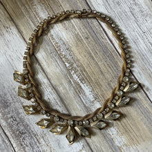 Load image into Gallery viewer, Vintage Rhinestone Necklace and Earring Set. 1940s Old Hollywood Costume Jewelry! - Scotch Street Vintage