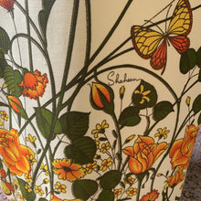 Load image into Gallery viewer, Vintage Shaheen Yellow Floral Maxi Dress with a Large Butterfly Flower Print. Perfect Summer Dress! - Scotch Street Vintage