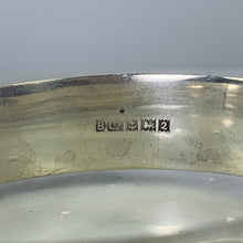 Load image into Gallery viewer, Vintage Sterling Silver Bangle Bracelet with Scroll Etching from England. Bohemian Estate Jewelry. - Scotch Street Vintage