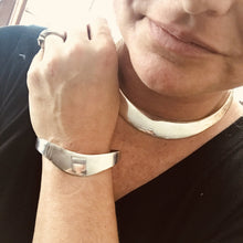 Load image into Gallery viewer, Vintage Sterling Silver Collar Choker and Bangle Bracelet by Ballesteros. - Scotch Street Vintage