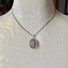 Load image into Gallery viewer, Vintage Sterling Silver Locket. Floral Etched Pendant. Marked 925. Full European Hallmark. - Scotch Street Vintage