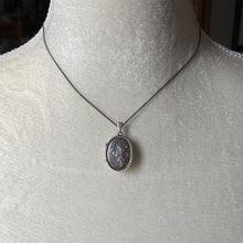 Load image into Gallery viewer, Vintage Sterling Silver Locket. Floral Etched Pendant. Marked 925. Full European Hallmark. - Scotch Street Vintage