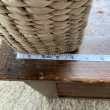 Load image into Gallery viewer, Vintage Straw Purse with Blue Floral Pattern. Perfect Summer Bag. - Scotch Street Vintage